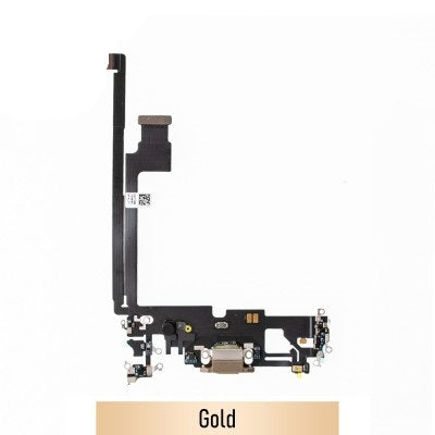Red Charging Port for iPhone 12 Pro Max-Gold Red Charging Port for iPhone 12 Pro Max-Gold